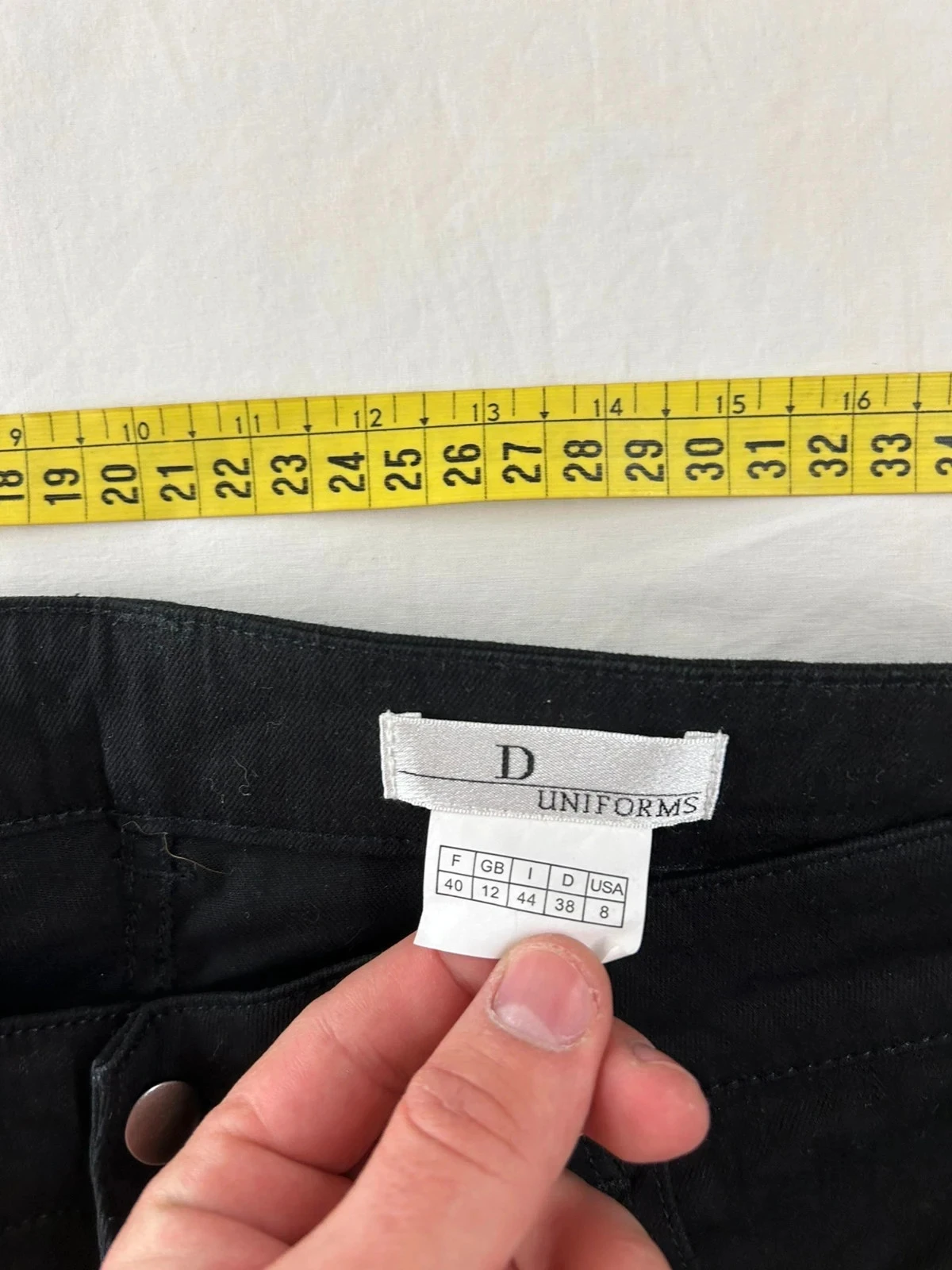 Vintage zwarte d uniforms jeans – photo 8